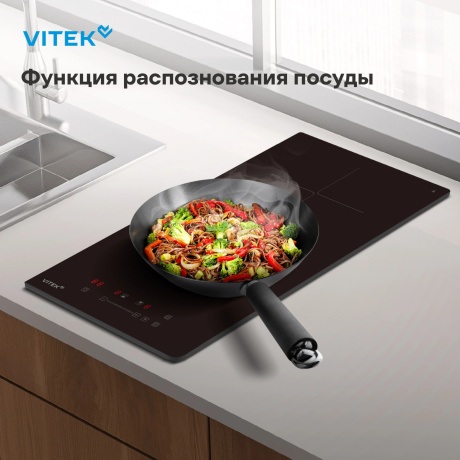 Индукционная варочная поверхность Vitek VHI3210 черный - фото 19