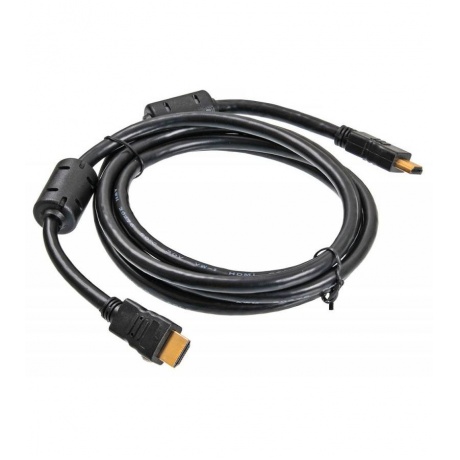 Кабель аудио-видео Buro HDMI (m)/HDMI (m) 1.8м. феррит.кольца черный (HDMI-19M/19M-1.8M-MG) - фото 1