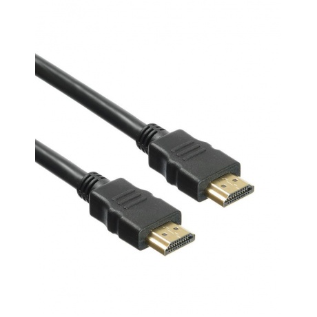 Кабель аудио-видео Buro HDMI (m)-HDMI (m) 5м контакты позолото черный (BHP HDMI 20-5) - фото 1