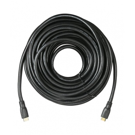 Кабель аудио-видео Buro HDMI (m)-HDMI (m) 20м контакты позолото черный (BHP HDMI 20-20) - фото 3