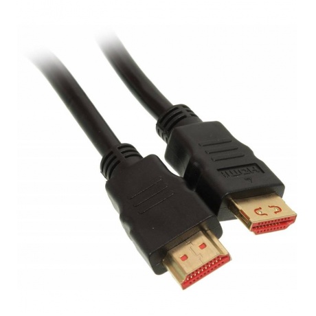 Кабель аудио-видео Buro HDMI (m)-HDMI (m) 1.5м контакты позолото черный (BHP) - фото 2