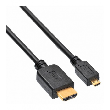Кабель аудио-видео Buro HDMI (m)-Micro HDMI (m) 1,8м черный (MICROHDMI-HDMI-18) - фото 3