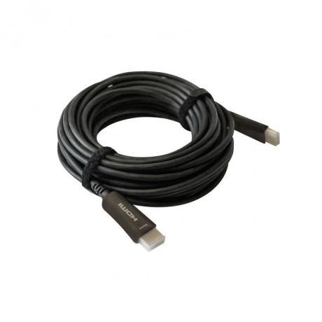 Кабель аудио-видео Digma HDMI 20 AOC HDMI (m)-HDMI (m) 10м контакты позолото черный (BHP AOC 20-10) - фото 1