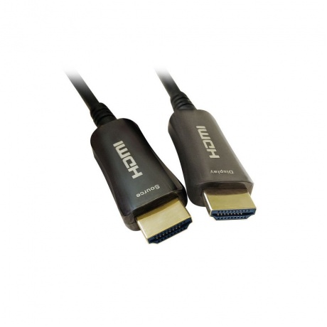 Кабель аудио-видео Digma HDMI 20 AOC HDMI (m)-HDMI (m) 30м контакты позолото черный (BHP AOC 20-30) - фото 2