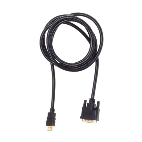 Кабель аудио-видео Buro HDMI (m)-DVI-D (Dual Link) (m) 1,8м контакты позолото черный (BHP RET HDMI_DVI18) - фото 2