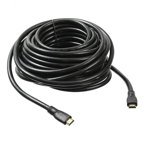 Кабель аудио-видео Buro HDMI (m)-HDMI (m) 15м контакты позолото черный (BHP HDMI 20-15) - фото 3