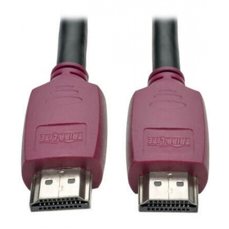 Кабель аудио-видео Tripplite HDMI (m)-HDMI (m) 3м контакты позолото черный (P569-010-CERT) - фото 2