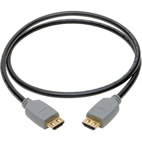 Кабель аудио-видео Tripplite HDMI (m)-HDMI (m) 0.9м контакты позолото черный-серый (P568-003-2A) - фото 1