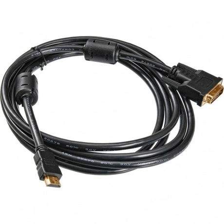Кабель Buro HDMI-19M-DVI-D-3M HDMI (m) DVI-D (m) 3м феррит.кольц...