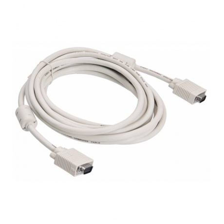 

Кабель Buro CAB016S-5M VGA (m) VGA (m) 5м феррит.кольца серый