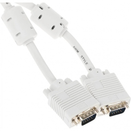 Кабель Buro CAB016S-10M VGA (m) VGA (m) 10м феррит.кольца серый