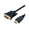 Кабель ATcom DVI-HDMI 1.8m Black АТ3808