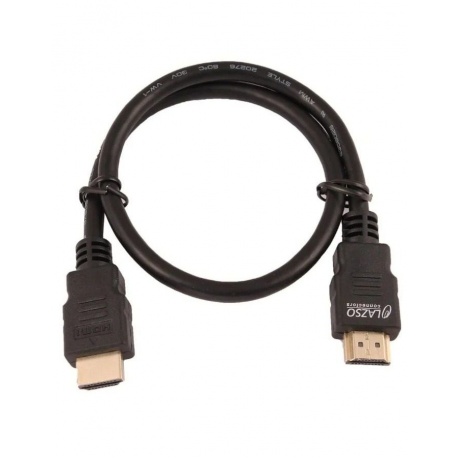 Кабель аудио-видео Lazco WH-111 HDMI (m)/HDMI (m) 0.5м WH-111(0,5M) черный - фото 2