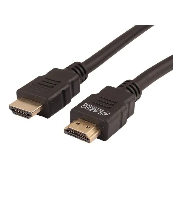 Кабель аудио-видео Lazco WH-111 HDMI (m)/HDMI (m) 0.5м WH-111(0,5M) черный