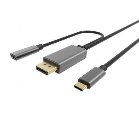 Кабель VCOM USB3.1 CM - DP 1.8м (CU422MCPD-1.8M) - фото 2