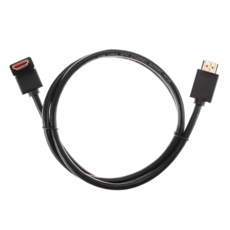 Кабель Telecom HDMI-19M - HDMI-19M ver 2.0 угловой коннектор 90град  1м, (TCG225-1M) - фото 3