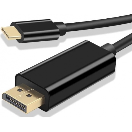 Кабель VCOM USB 3.1 Type-Cm --&gt; DP(m) 3840x2160@60Hz,1m, (CU422C-1M) - фото 1