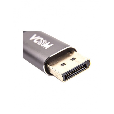 Кабель VCOM USB 3.1 Type-Cm --&gt; DP(m) 4K@60Hz, 1.8m , Aluminium Shell, (CU422MC-1.8M) - фото 3
