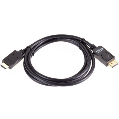 Кабель VCOM DisplayPort M --&gt; HDMI M 4K@60Hz, 1.8m, (CG609-1.8M) - фото 2