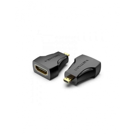 Кабель Vention Micro HDMI Male to HDMI Female Adapter Black (AITB0) - фото 1