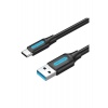 Кабель Vention USB 3.0 A Male to C Male Cable 1M Black PVC Type ...