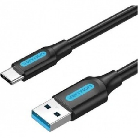 Кабель Vention USB 3.0 A Male to C Male Cable 1M Black PVC Type ...