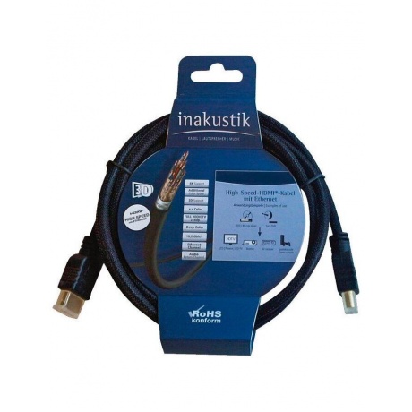 Кабель HDMI INAKUSTIK Blue 1.5 м