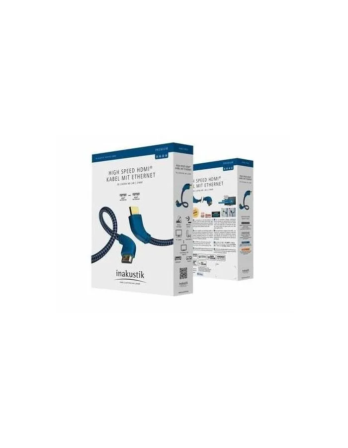 Кабель HDMI INAKUSTIK Premium 90°, 3.0 м - фото 2