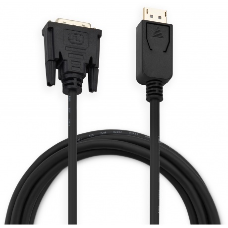 Кабель аудио-видео Buro 1.1v DisplayPort (m)/DVI-D (Dual Link) (m) 3м. Позолоченные контакты черный (BHP DPP_DVI-3) - фото 2