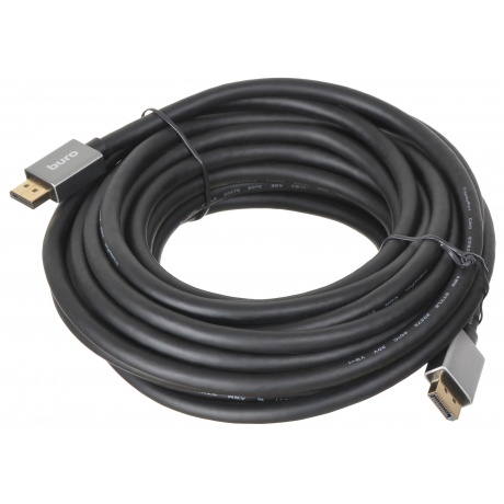 Кабель аудио-видео Buro DisplayPort (m)/DisplayPort (m) 10м. Позолоченные контакты черный (BHP-DPP-1.4-10G) - фото 1