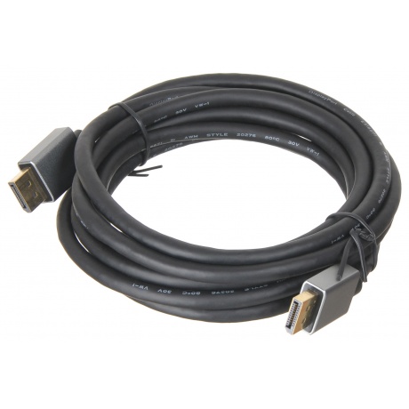 Кабель аудио-видео Buro DisplayPort (m)/DisplayPort (m) 3м. Позолоченные контакты черный (BHP-DPP-1.4-3G) - фото 1