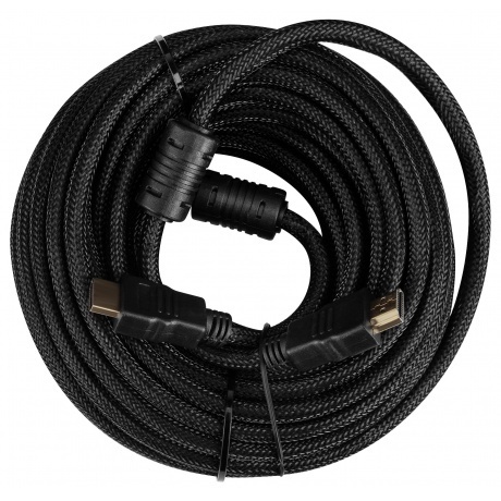 Кабель аудио-видео Buro HDMI (m)/HDMI (m) 10м. феррит.кольца Поз...
