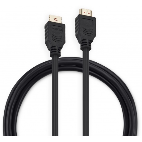 Кабель аудио-видео Buro HDMI 1.4 HDMI (m)/HDMI (m) 2м. Позолоченные контакты черный (BHP2M) - фото 2