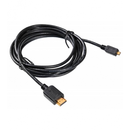 Кабель аудио-видео Buro HDMI 1.4 HDMI (m)/Micro HDMI (m) 3м. черный (MICROHDMI-3M) - фото 1