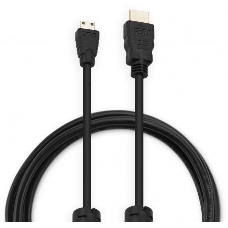 

Кабель аудио-видео Buro HDMI 1.4 HDMI (m)/Mini HDMI (m) 1.8м. феррит.кольца Позолоченные контакты черный (MINIHDMI-1.8M)