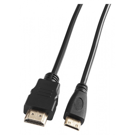 Кабель аудио-видео Buro mini-HDMI (m)/HDMI (m) 1.5м. черный (BHP-MINHDMI-1.5) - фото 1