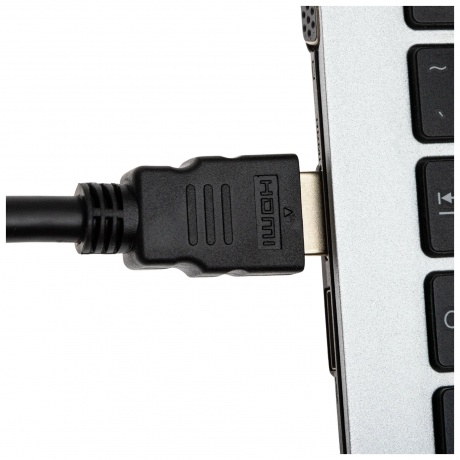 Кабель аудио-видео Cactus CS-HDMI.1.4-1 HDMI (m)/HDMI (m) 1м. Позолоченные контакты черный - фото 3