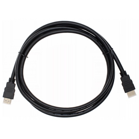 Кабель аудио-видео Cactus CS-HDMI.1.4-1.8 HDMI (m)/HDMI (m) 1.8м. Позолоченные контакты черный - фото 1