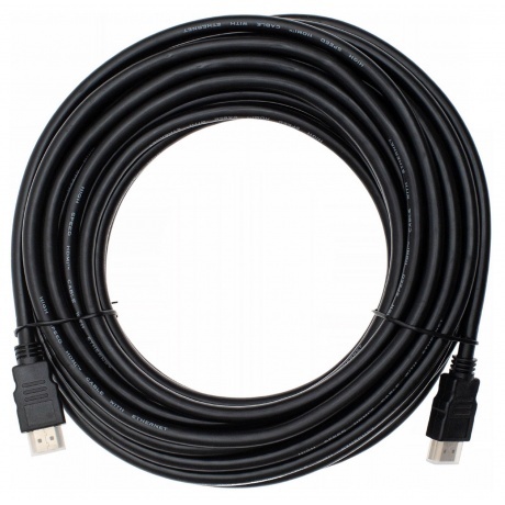 

Кабель аудио-видео Cactus CS-HDMI.1.4-10 HDMI (m)/HDMI (m) 10м. Позолоченные контакты черный