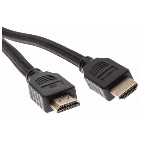 Кабель аудио-видео Cactus CS-HDMI.2-1.8 HDMI (m)/HDMI (m) 1.8м. Позолоченные контакты черный - фото 4
