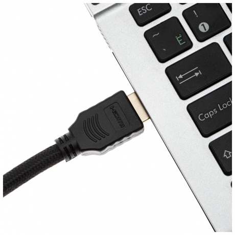 Кабель аудио-видео Cactus CS-HDMI.2-1.8 HDMI (m)/HDMI (m) 1.8м. Позолоченные контакты черный - фото 7