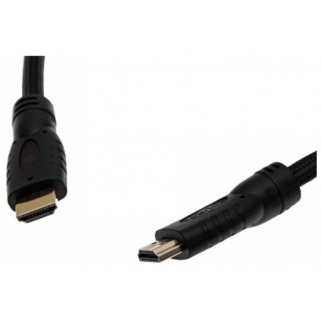 Кабель аудио-видео Cactus CS-HDMI.2-10 HDMI (m)/HDMI (m) 10м. Позолоченные контакты черный - фото 6