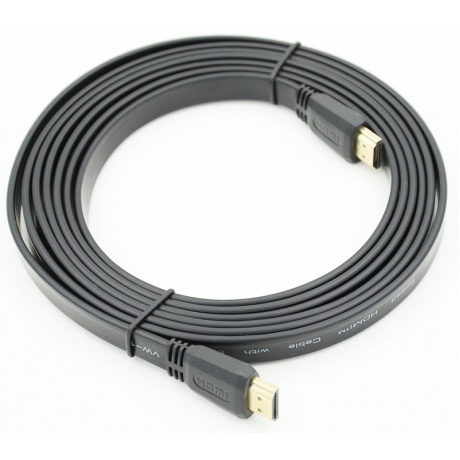 

Кабель аудио-видео FLAT HDMI (m)/HDMI (m) 3м. черный