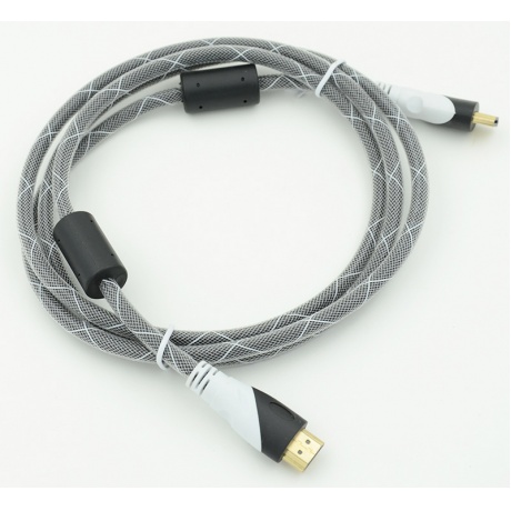 Кабель аудио-видео HDMI (m)/HDMI (m) 1.8м. феррит.кольца Позолоченные контакты - фото 1
