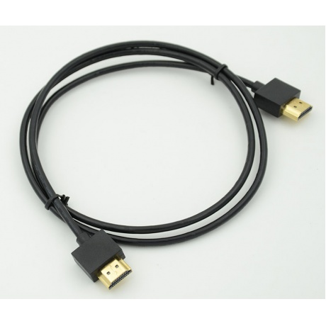 Кабель аудио-видео HDMI (m)/HDMI (m) 1м. Позолоченные контакты черный - фото 1
