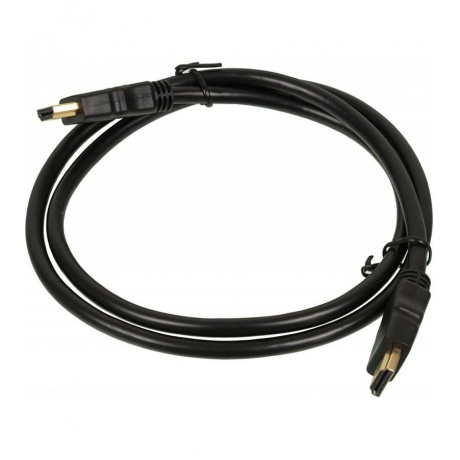 Кабель аудио-видео High Speed HDMI (m)/HDMI (m) 1м. Позолоченные контакты черный - фото 1