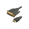 Кабель аудио-видео Lazco WH-141 HDMI (m)/DVI-D(m) 20м. Позолочен...