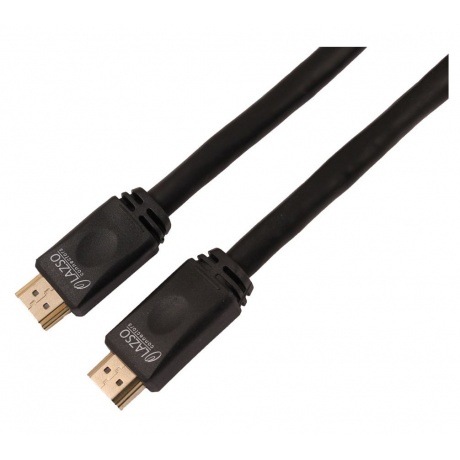 Кабель аудио-видео LAZSO WH-111 HDMI (m)/HDMI (m) 15м. Позолоченные контакты черный (WH-111(15M)) - фото 1
