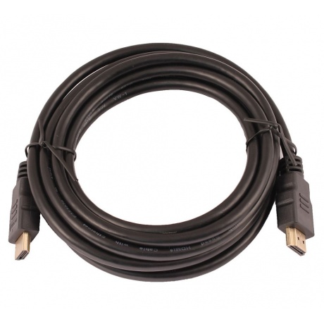 Кабель аудио-видео LAZSO WH-111 HDMI (m)/HDMI (m) 3м. Позолоченные контакты черный (WH-111(3M)) - фото 1