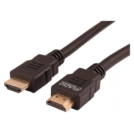Кабель аудио-видео LAZSO WH-111 HDMI (m)/HDMI (m) 5м. Позолоченные контакты черный (WH-111(5M)) - фото 2